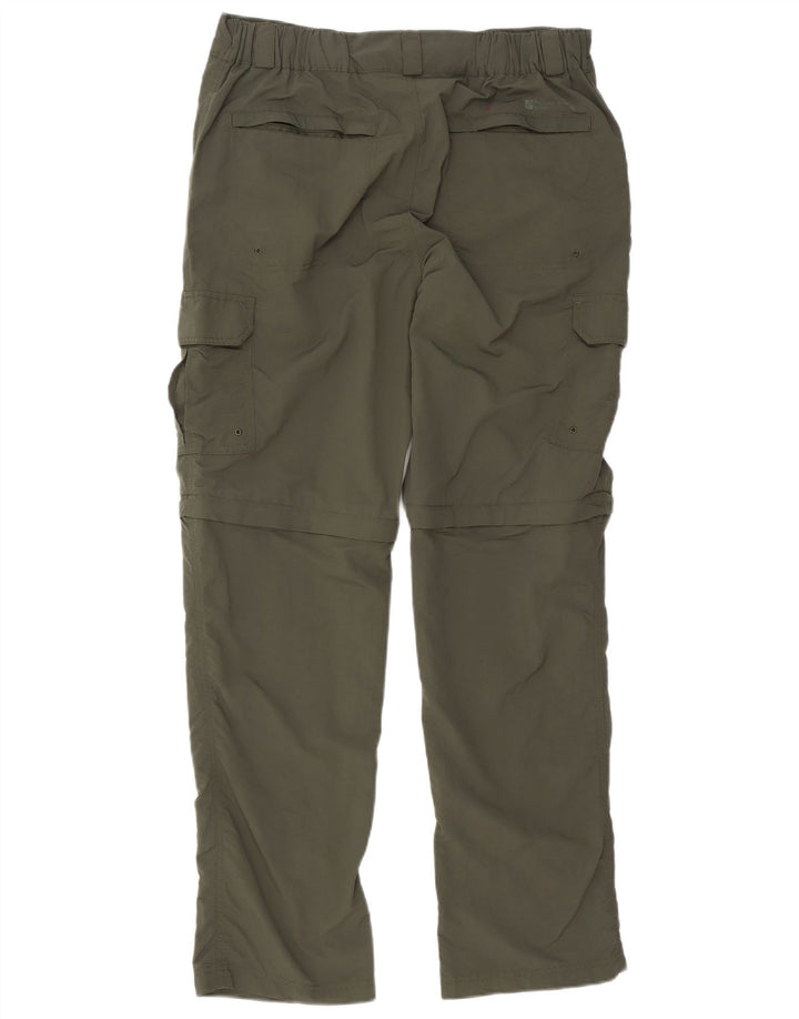 Pantaloni cargo dritti da uomo Mountain Warehouse W34 L32 poliestere verde