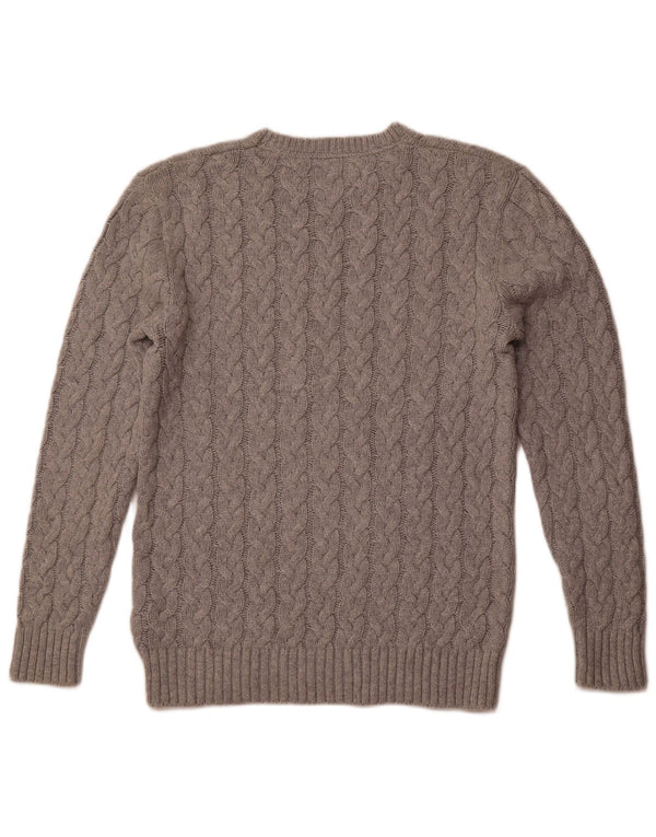 TOMMY HILFIGER Maglione da uomo girocollo vestibilità regolare piccolo cotone grigio