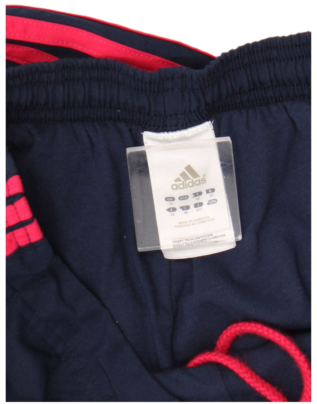 Pantaloni da tuta da donna Adidas Joggers UK 16 Large Blu Navy Poliestere