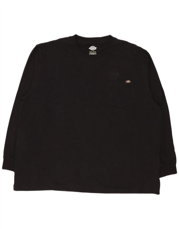 Dickies Top da uomo a maniche lunghe 2XL in cotone nero