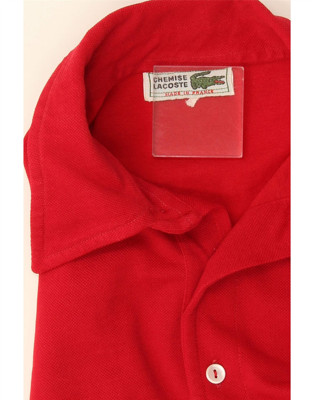 Polo Lacoste da uomo piccola rossa