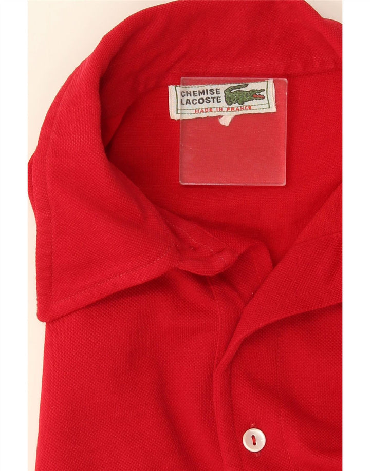 Polo Lacoste da uomo piccola rossa