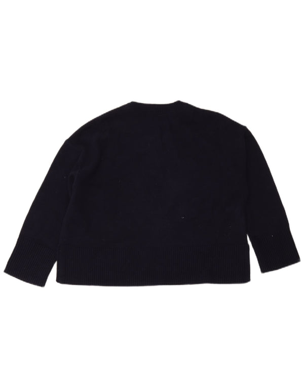 Maglione maglione girocollo con grafica per ragazze Gap 11-12 anni XL cuore blu navy