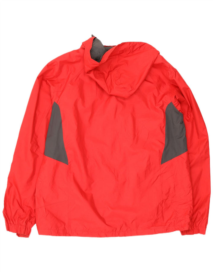 Giacca a vento da uomo Eddie Bauer 2XL Poliestere color block rosso