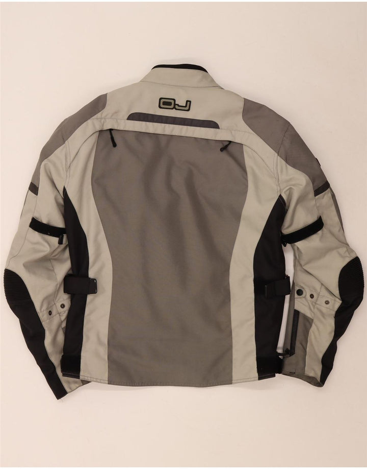 Giubbotto bomber grafico da uomo OJ Atmosfere UK 40 Large Grey Colourblock