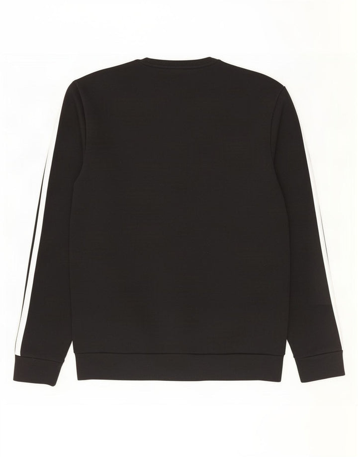 Felpa da uomo Adidas Maglione piccolo poliestere nero