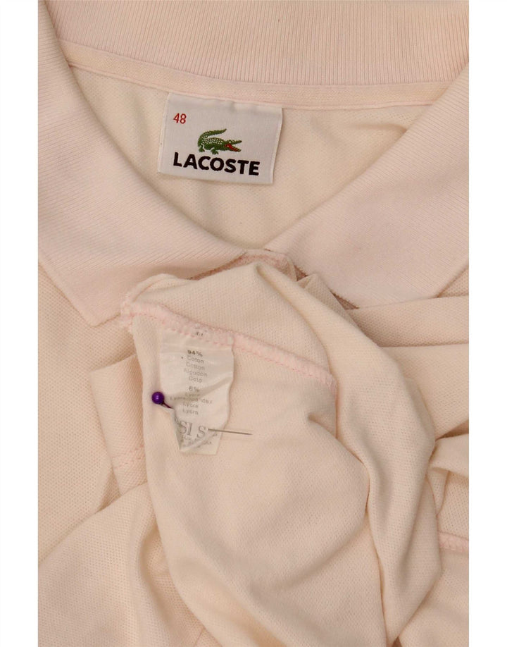 Polo da donna Lacoste taglia 48 XL in cotone rosa