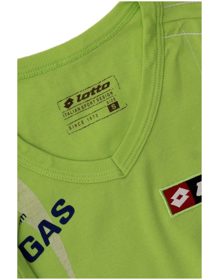 T-shirt grafica da donna Lotto Top UK 10 Small Verde