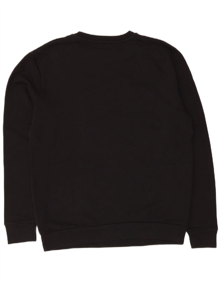 Zara Uomo Felpa Maglione Grande Nero Colorblock Cotone