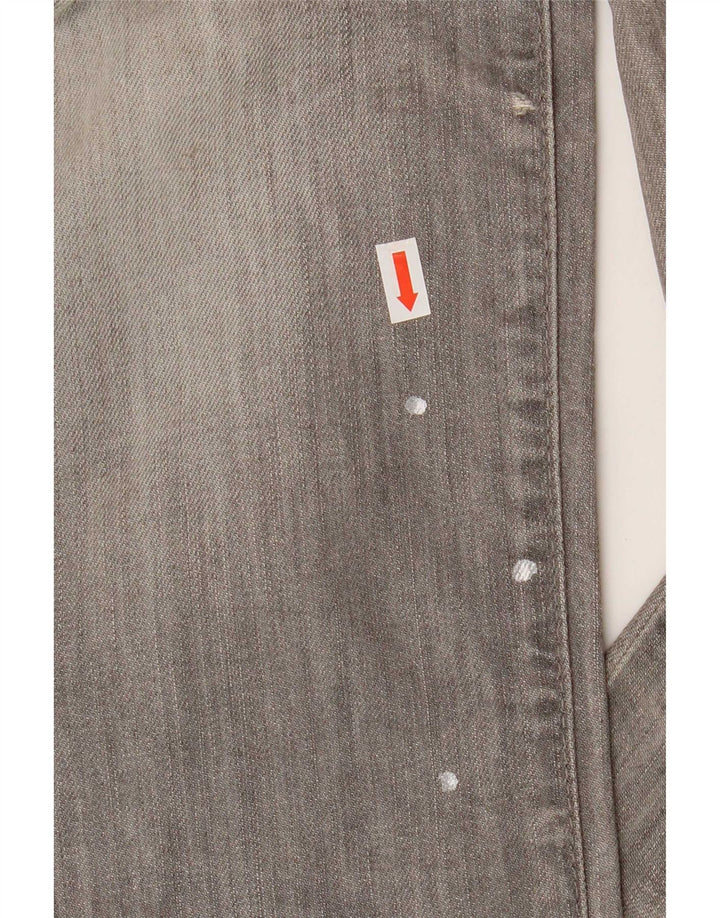 Jeans skinny effetto consumato da uomo Dsquared2 IT 46 piccolo W32 L32 grigio maculato