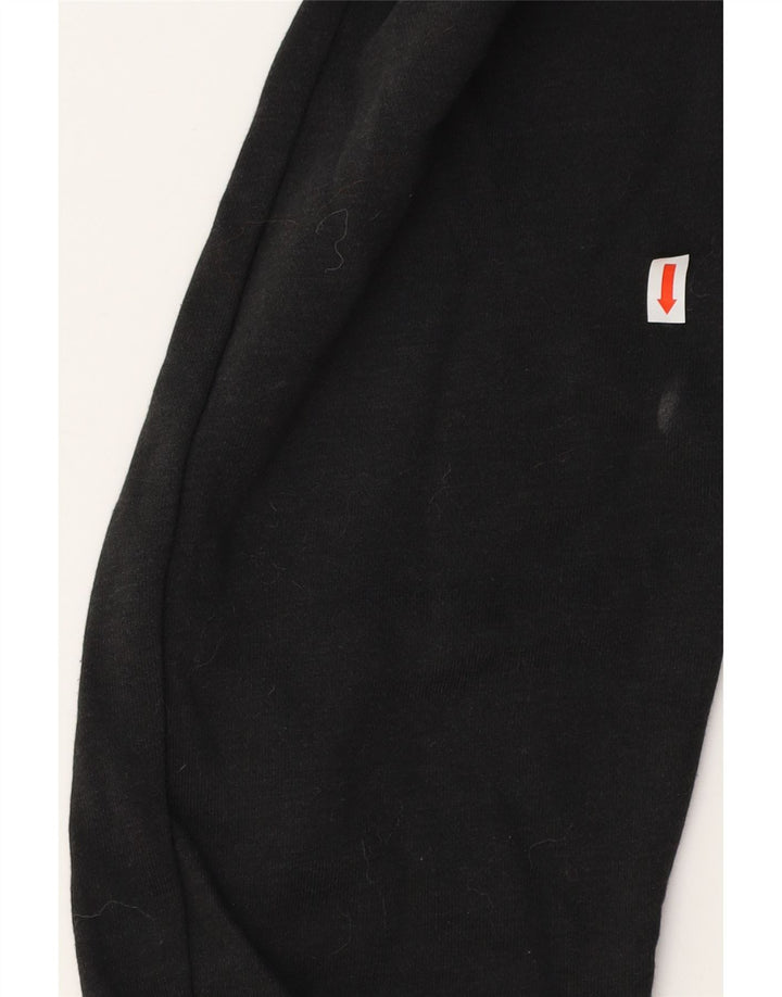 Pantaloni da tuta con grafica ADIDAS da donna Joggers UK 8/10 Small Nero