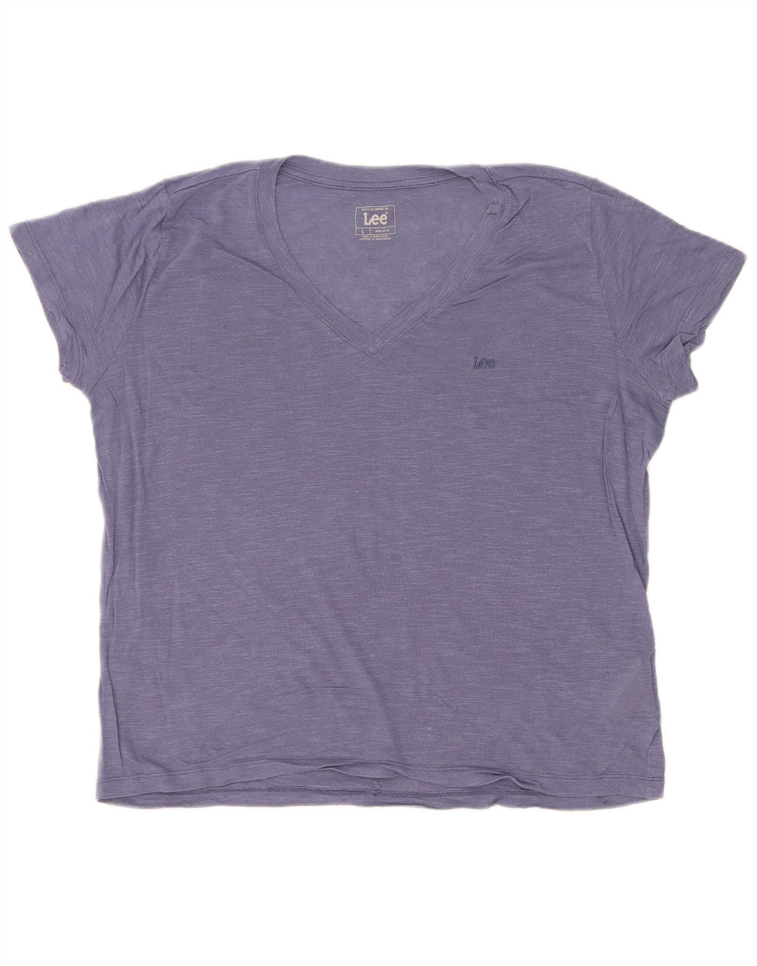 Maglietta Lee da donna vestibilità regolare UK 16 Large Lyocell blu