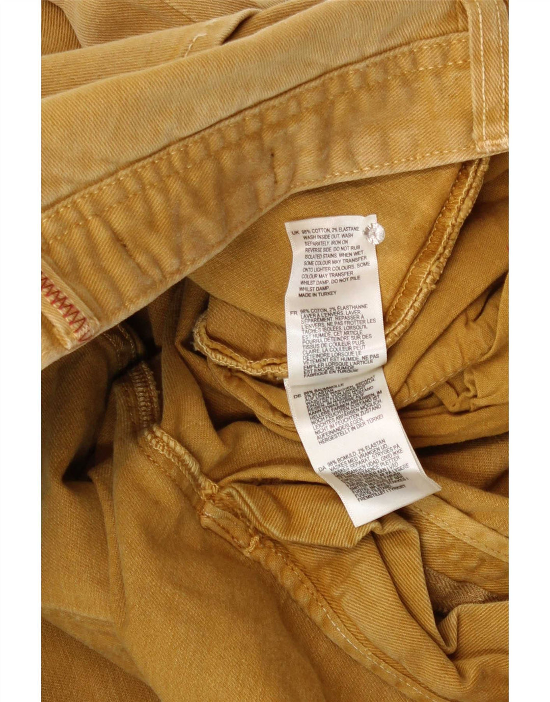 White Stuff Jeans slim da uomo W36 L32 Marrone Cotone
