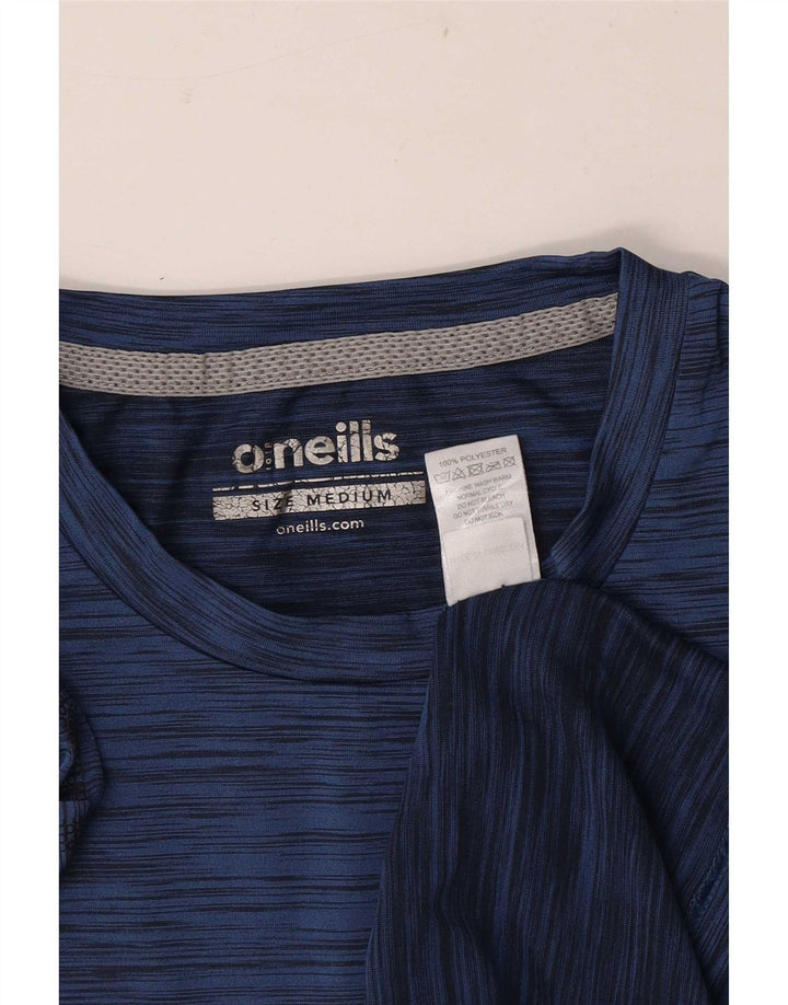 T-shirt da uomo O'Neill Top in poliestere screziato blu medio