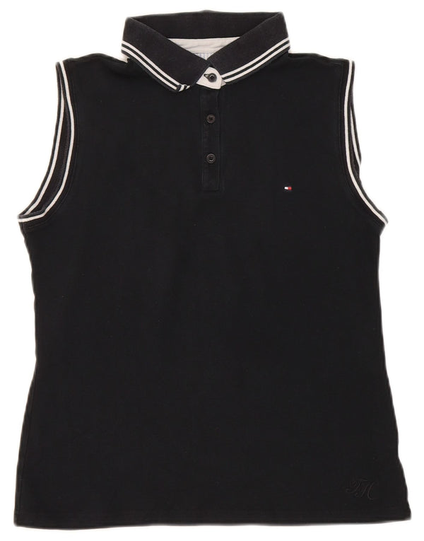Polo senza maniche da donna Tommy Hilfiger EU 40 media nera