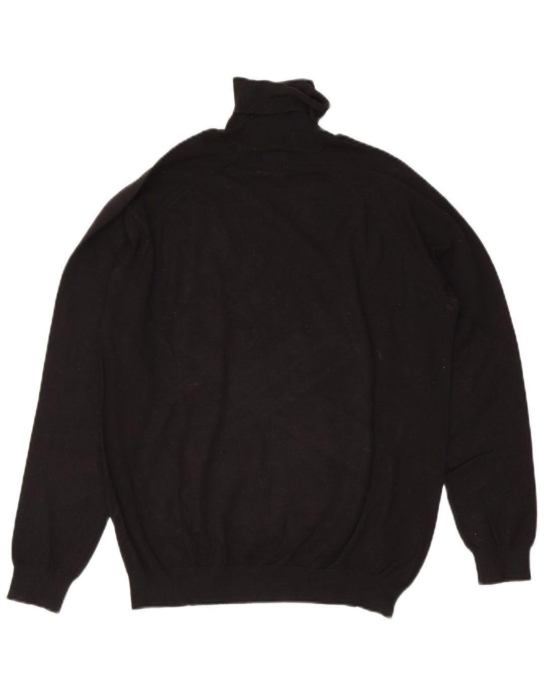 Maglione Zara da uomo con collo alto e maglione grande in viscosa nera