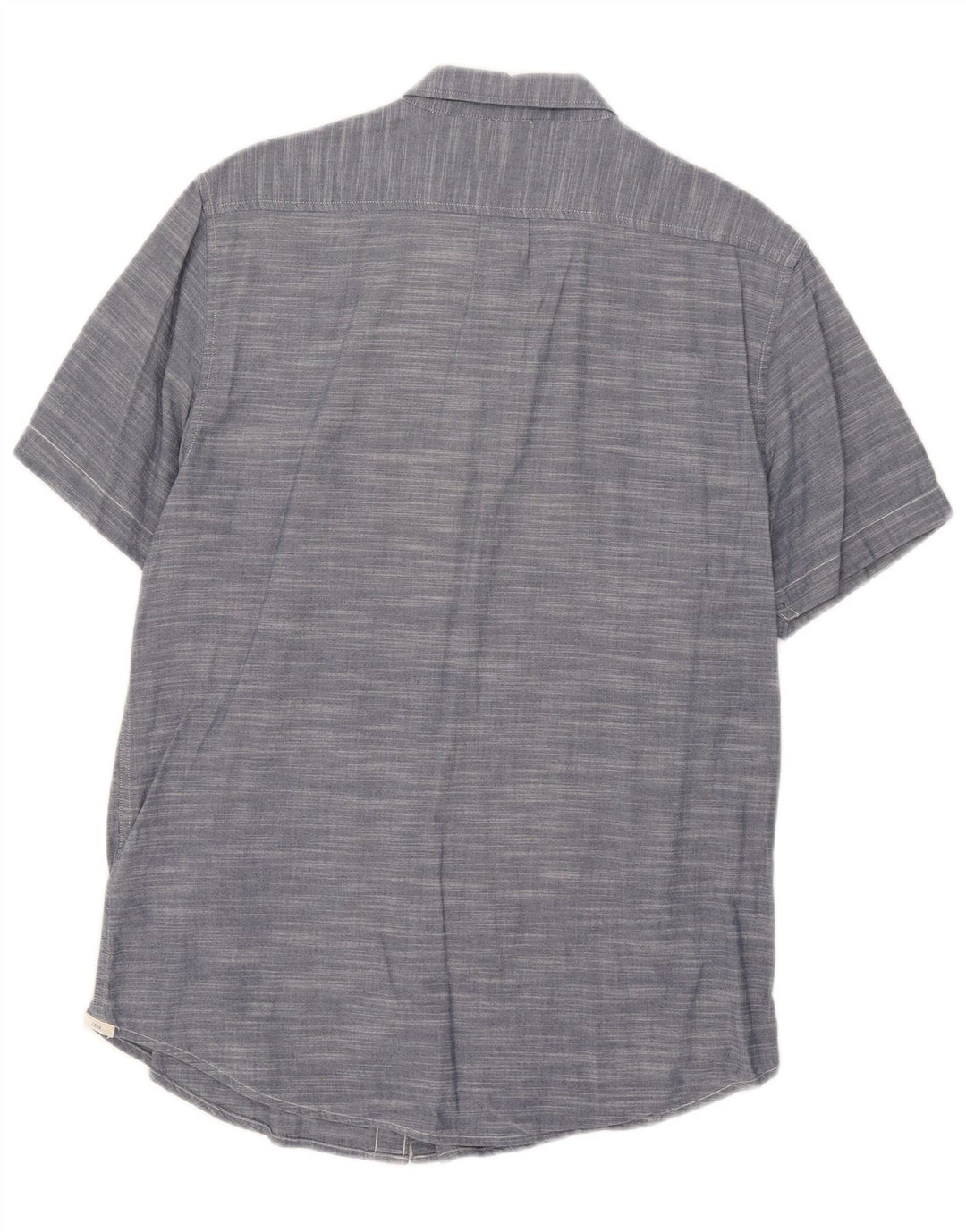 Camicia Lee da uomo a maniche corte, vestibilità regolare, grande, in cotone chiazzato blu