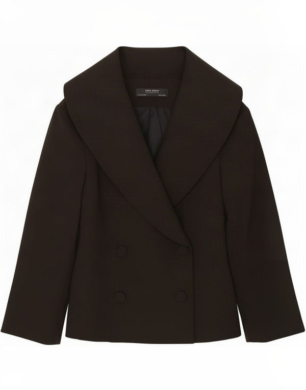 Giacca blazer da donna Zara UK 12 poliestere nero medio