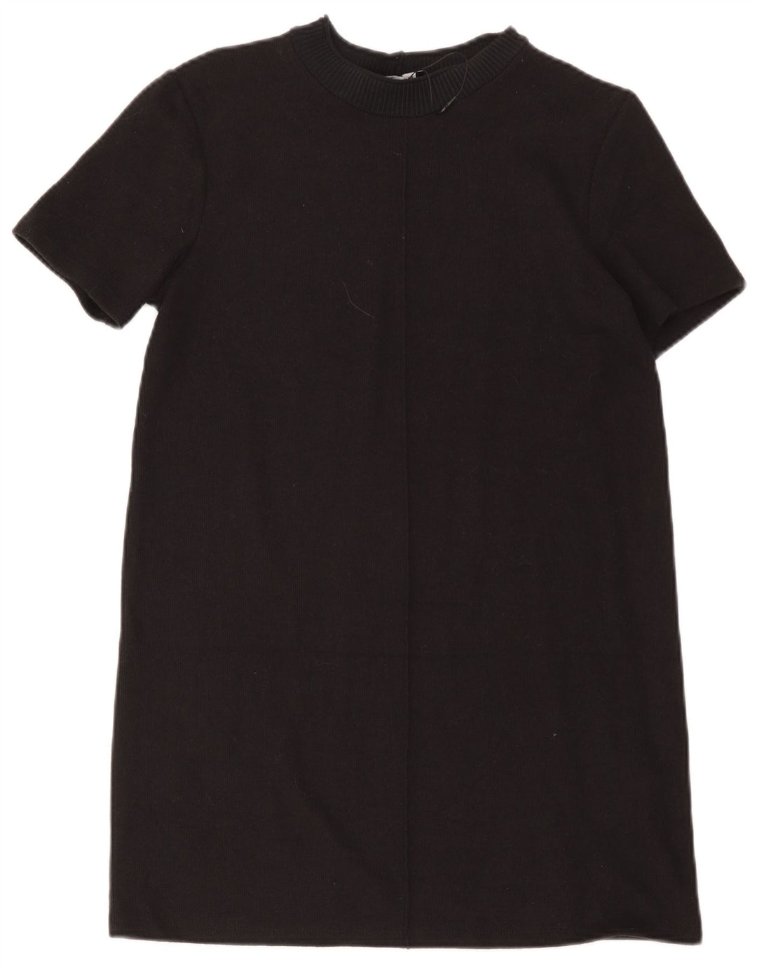 Abito a trapezio da donna Zara UK 12 cotone nero medio