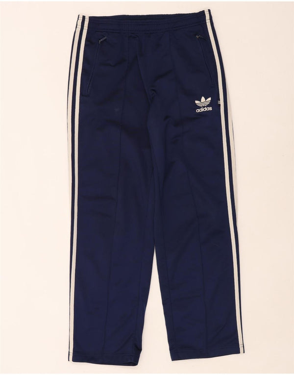 Pantaloni da tuta da uomo ADIDAS UK 32/34 XS poliestere blu navy