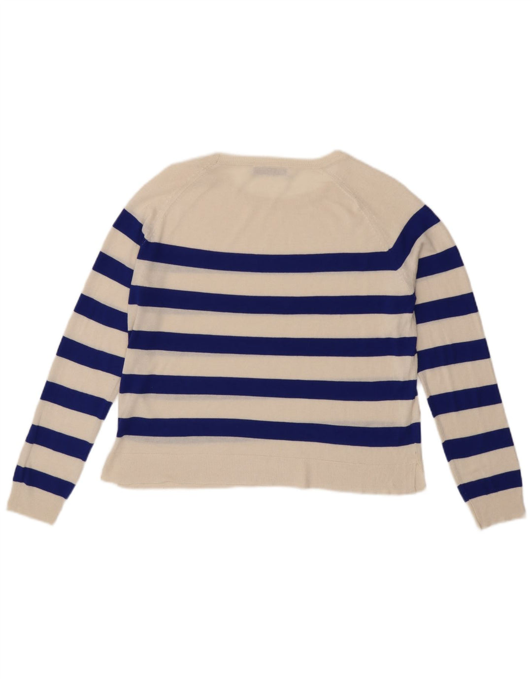 Top Bolero da donna Zara UK 10 piccolo a righe bianco sporco