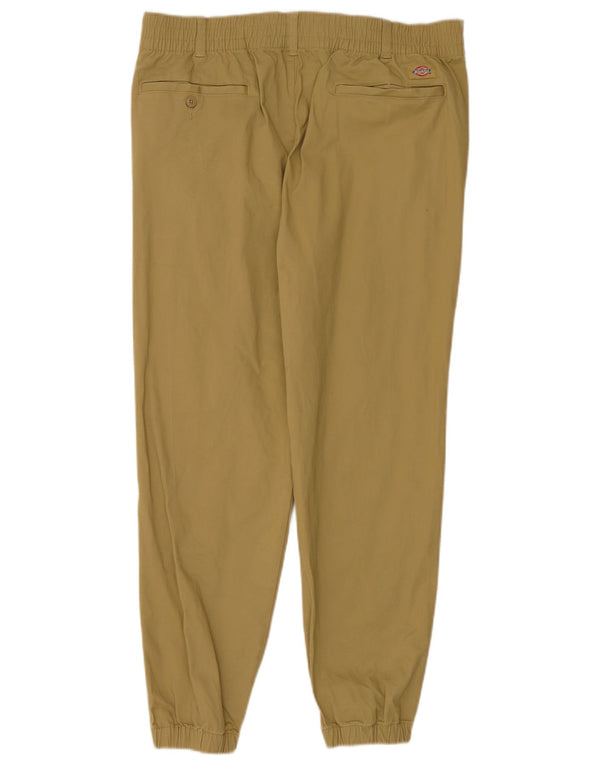 Dickies Mens Joggers Chino Trousers W36 L30 Khaki Cotton