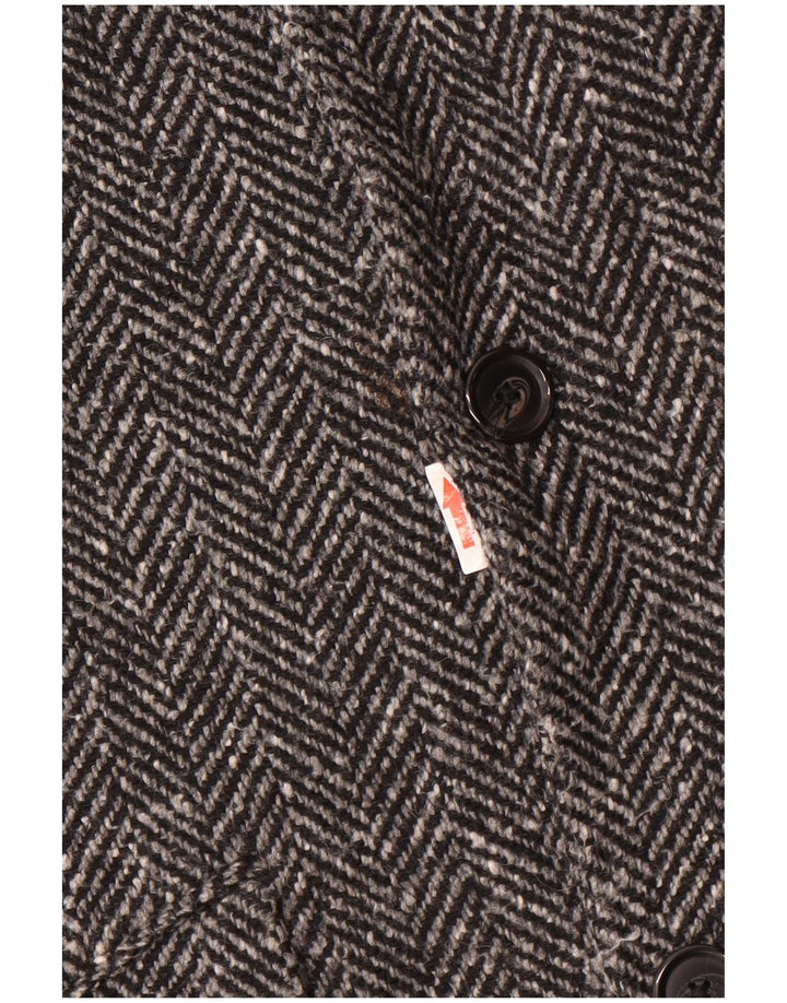 MARC O'POLO Cappotto Uomo IT 50 Large Grigio Lana Spinato
