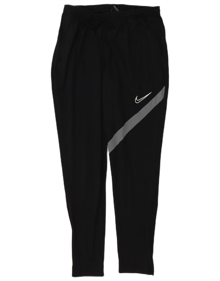 Pantaloni da tuta Nike Dri Fit da uomo, grandi, in poliestere color block nero