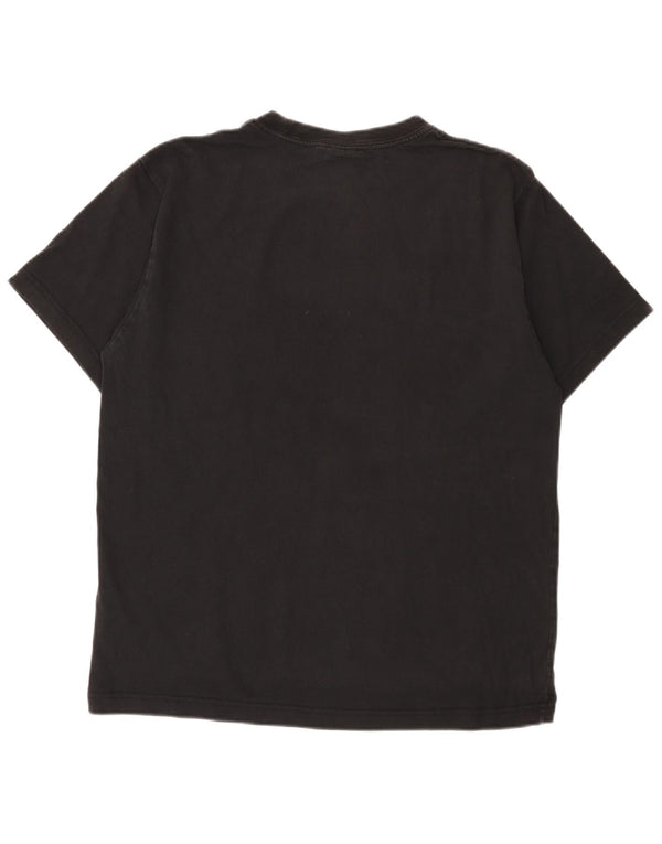 T-shirt grafica da uomo Adidas Top grande in cotone nero