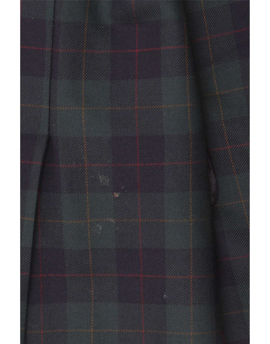 Giacca blazer doppiopetto da uomo Baumler UK 40 grande quadri verdi