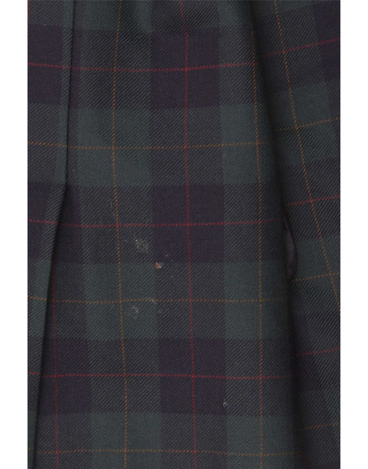 Giacca blazer doppiopetto da uomo Baumler UK 40 grande quadri verdi