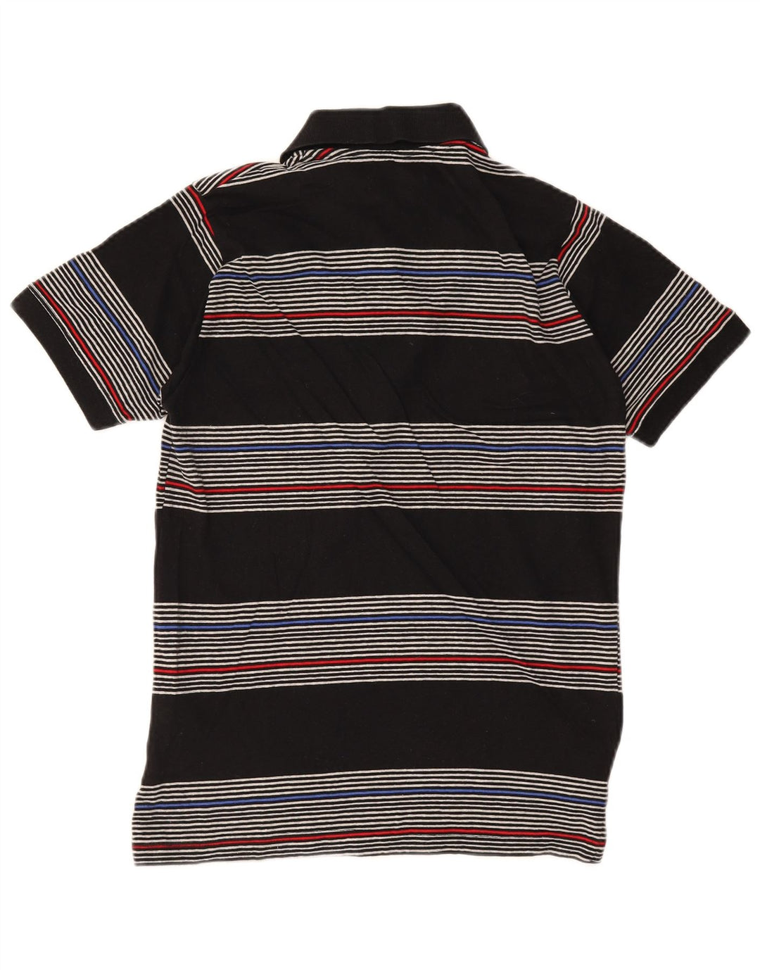 PIERRE CARDIN Polo Uomo Piccola Cotone Rigato Nero