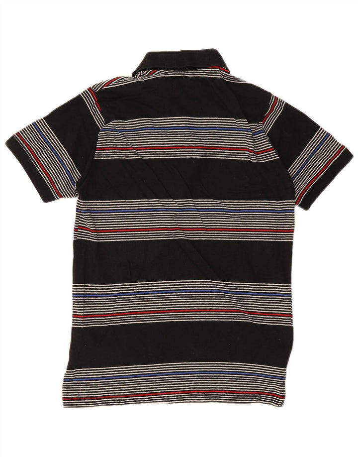 PIERRE CARDIN Polo Uomo Piccola Cotone Rigato Nero