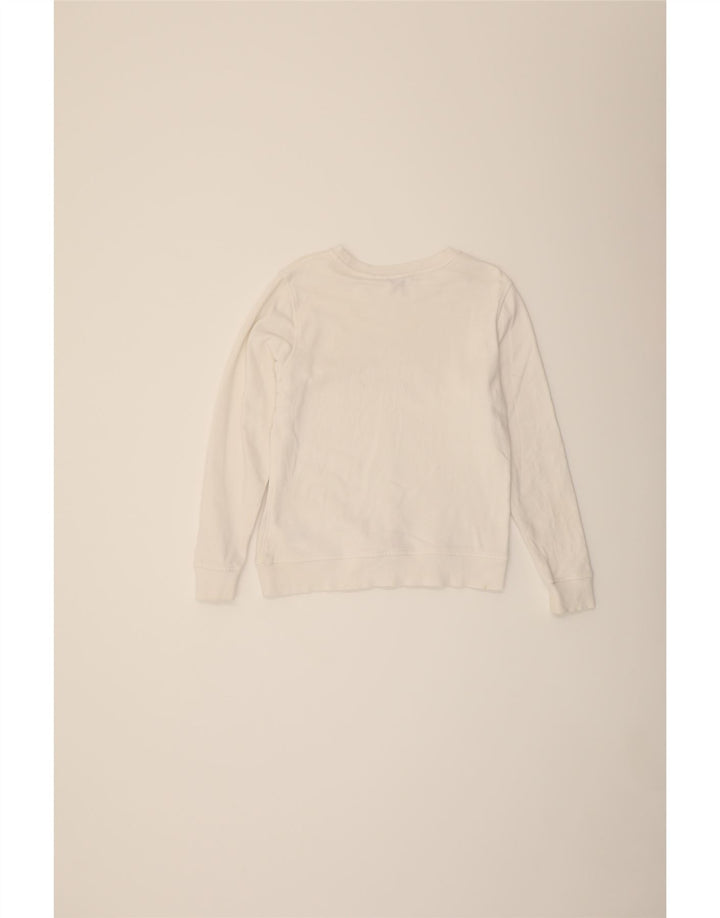 TOMMY HILFIGER Mens Graphic Sweatshirt Jumper XS White Cotton Vintage Tommy Hilfiger and Second-Hand Tommy Hilfiger from Messina Hembry 