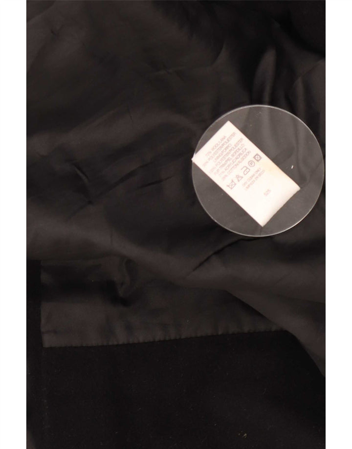 Cappotto doppiopetto da donna St. Bernard UK 18 XL Lana nera