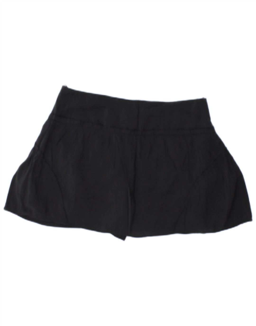 Mini gonna corta ZARA da donna UK 12 media nera