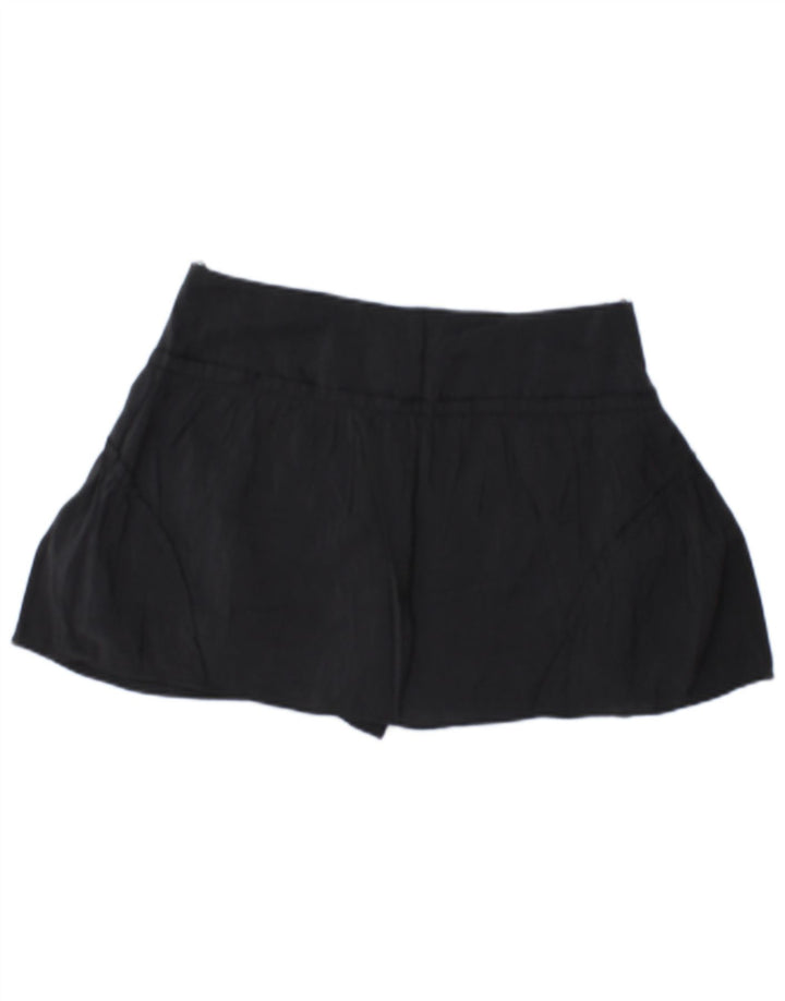 Mini gonna corta ZARA da donna UK 12 media nera