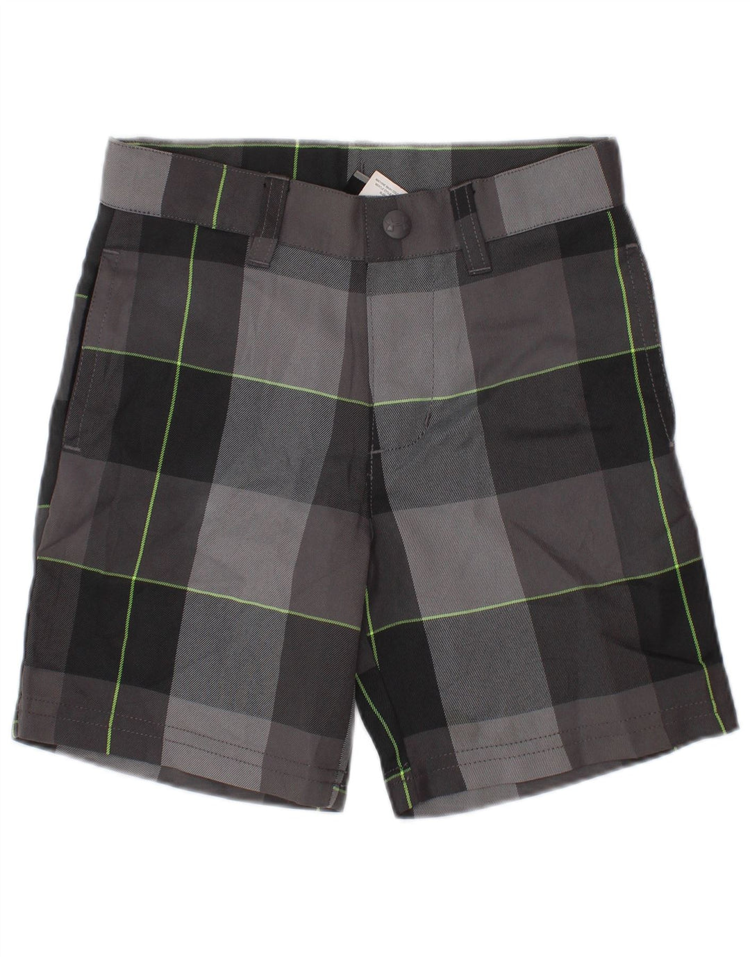 Pantaloni chino da neonato Under Armour 18-24 mesi W20 poliestere a quadri grigi
