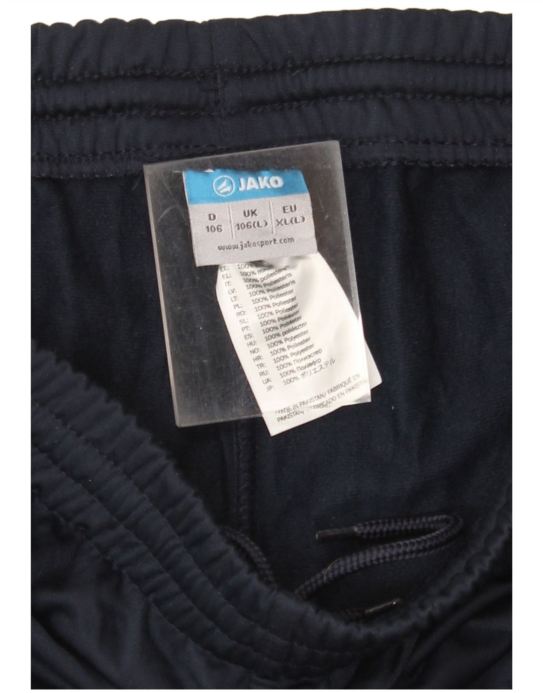 Pantaloni da tuta da uomo JAKO Joggers grandi poliestere blu navy