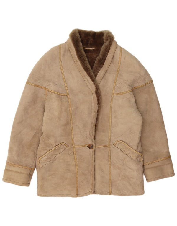 Giacca in shearling da donna CONBIPEL UK 16 Shearling beige grande