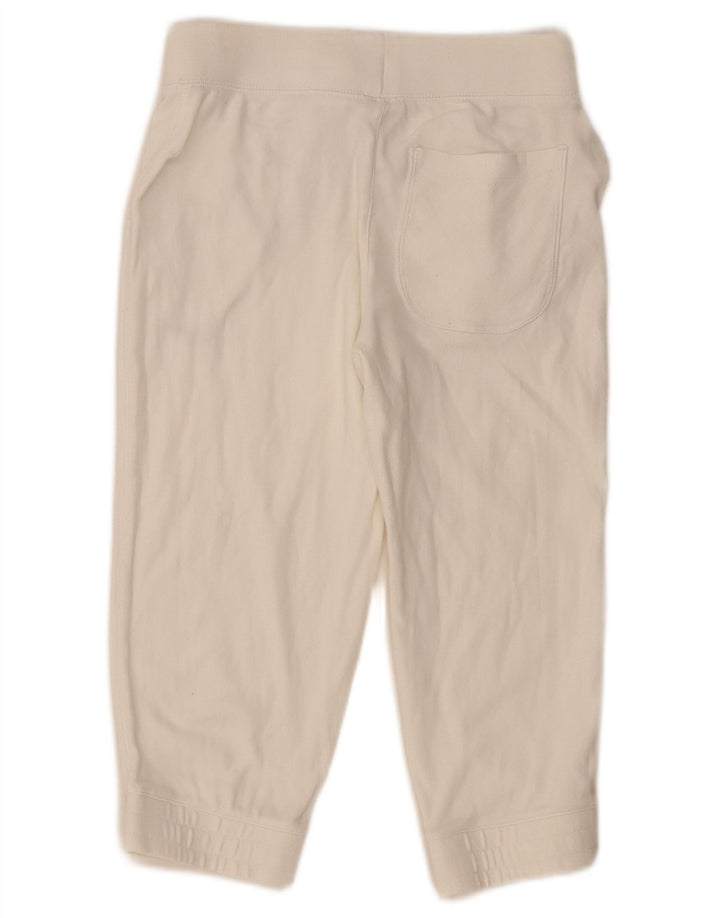 NIKE Girls Tracksuit Trousers Joggers 12-13 Years Large White Cotton Vintage Nike and Second-Hand Nike from Messina Hembry 