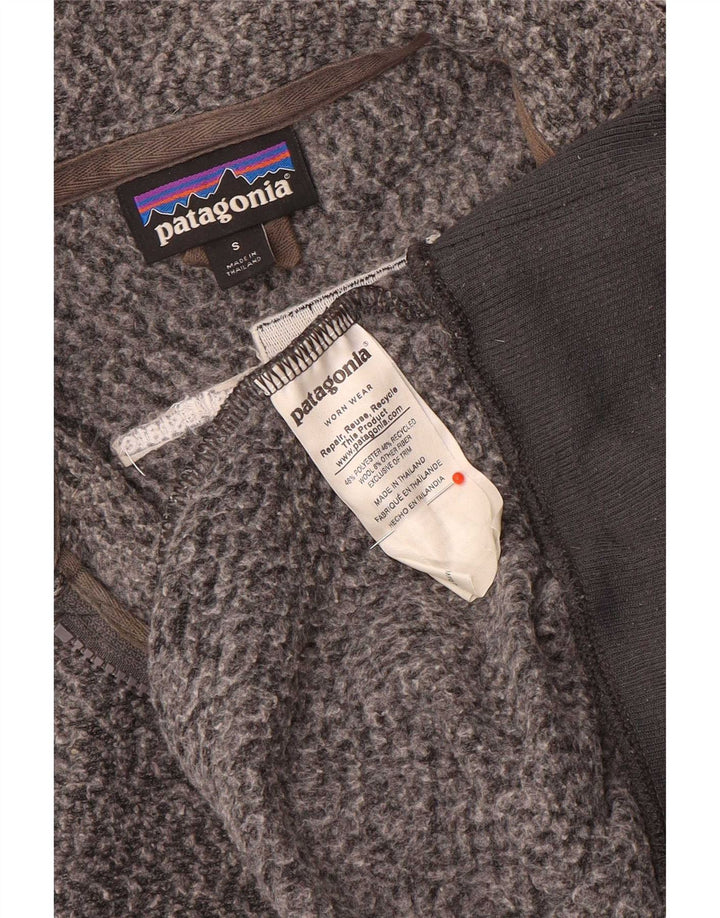 Maglione in pile da donna Patagonia UK 10 Small Grigio Poliestere