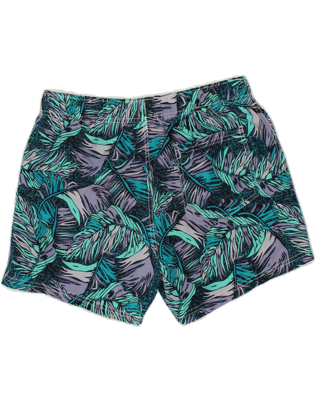 OVS Mens Swimming Shorts Medium Blue Floral Hawaiian Vintage OVS and Second-Hand OVS from Messina Hembry 
