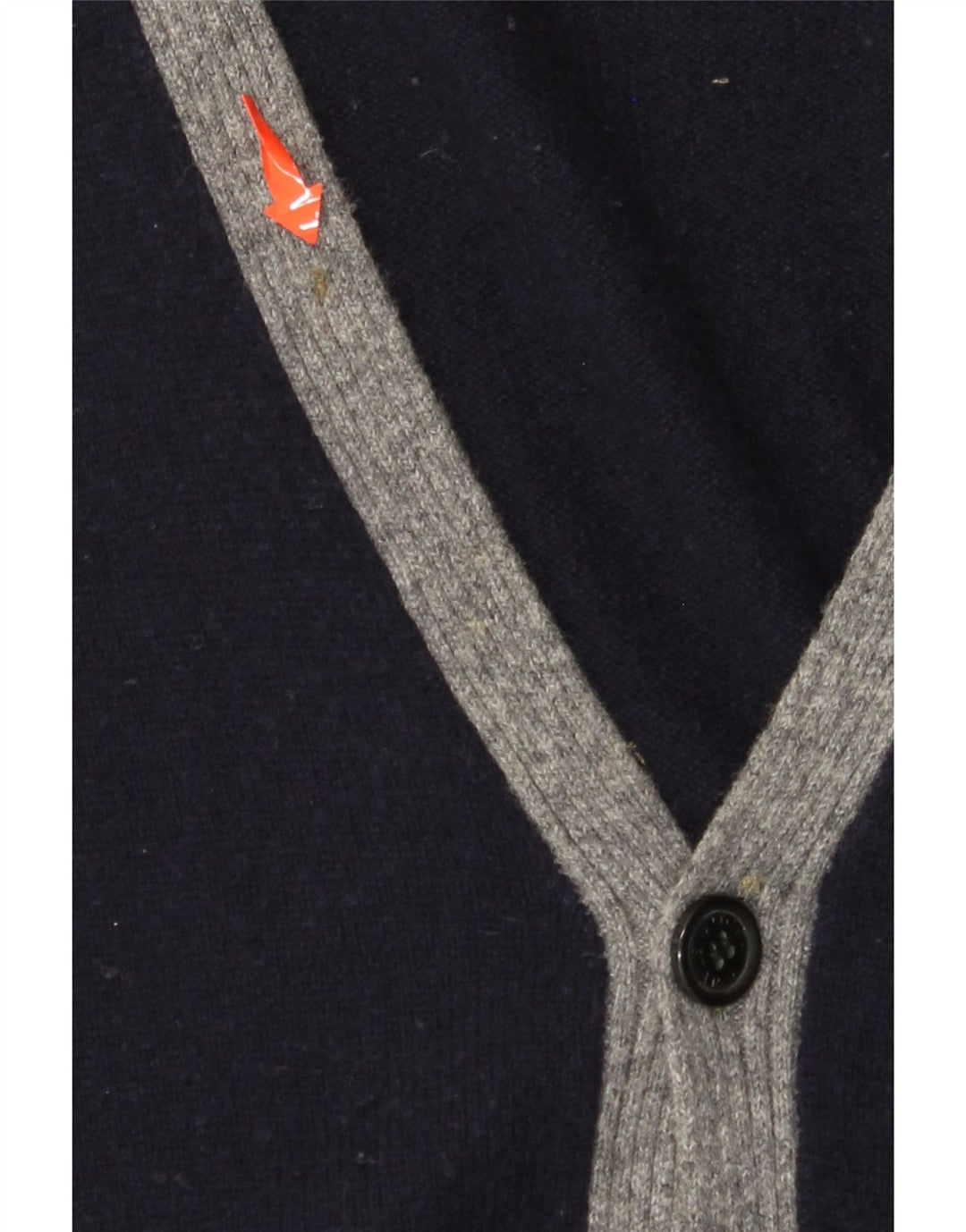 Maglione cardigan da uomo HENRY COTTONS XL blu navy color block