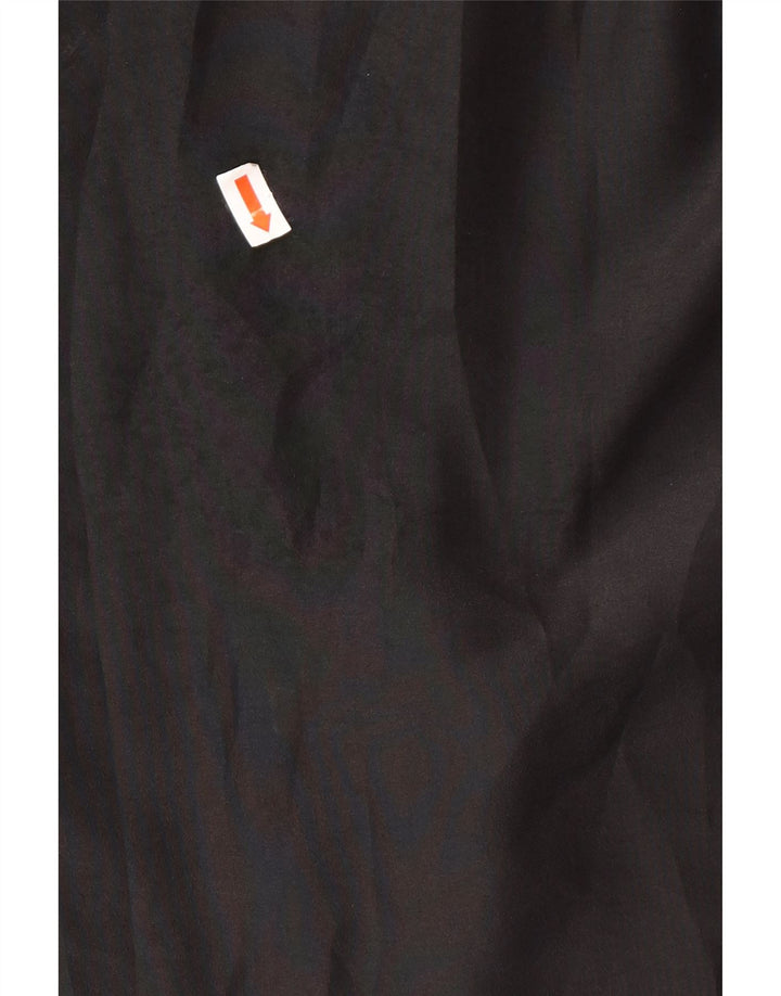 Camicetta camicia da donna VINTAGE IT 46 Large Nero Poliestere