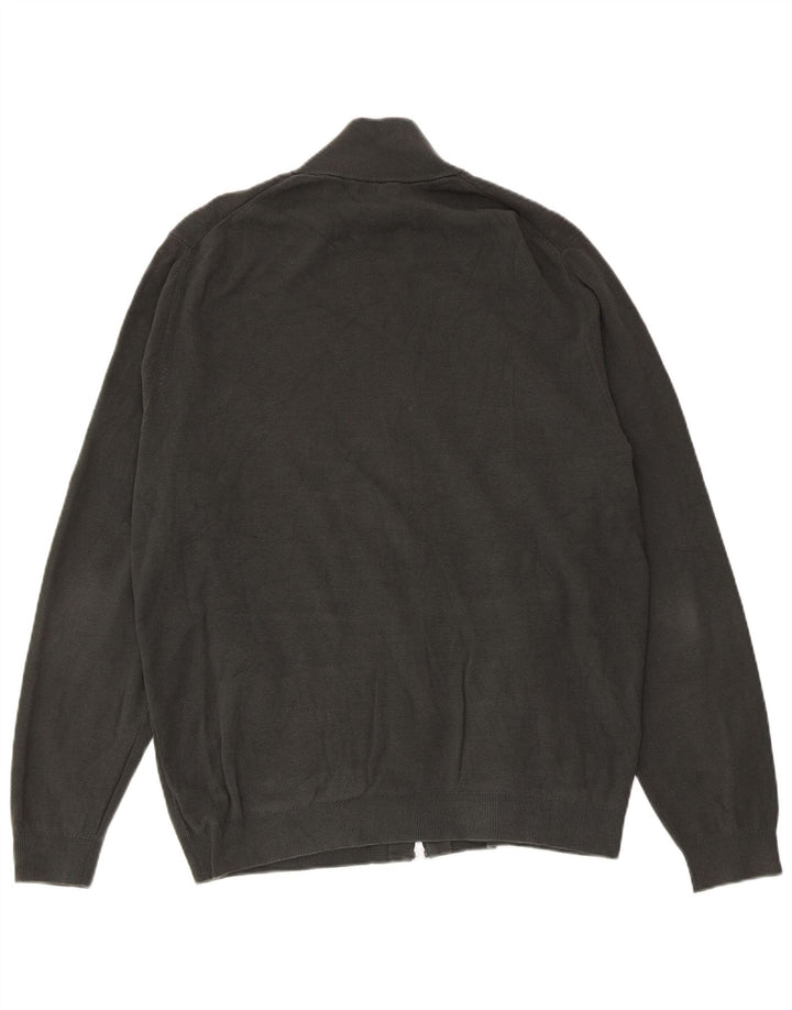 Maglione cardigan da uomo MASSIMO DUTTI 2XL cotone grigio