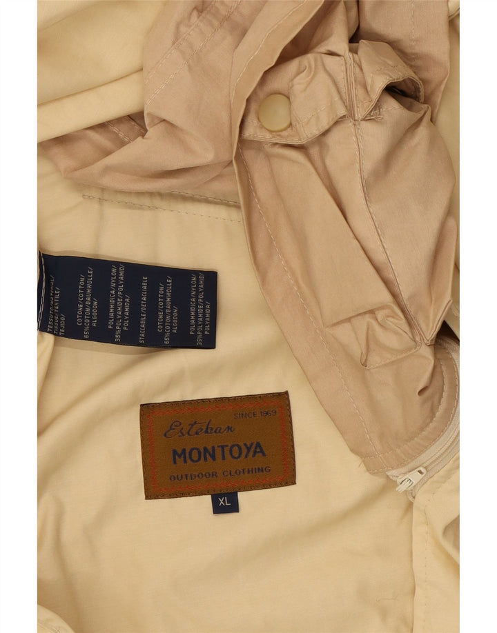 Giubbotto bomber vintage da uomo UK 42 XL in cotone beige