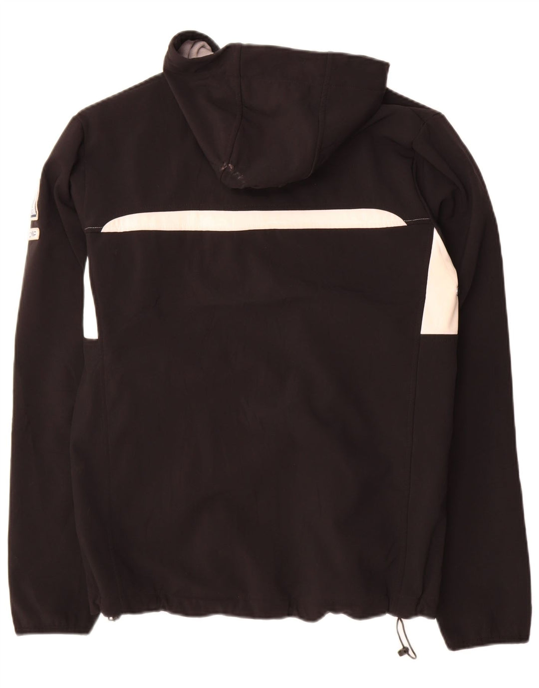 Giacca a vento con cappuccio da uomo CMP UK 40 Large Nero Colourblock Poliestere