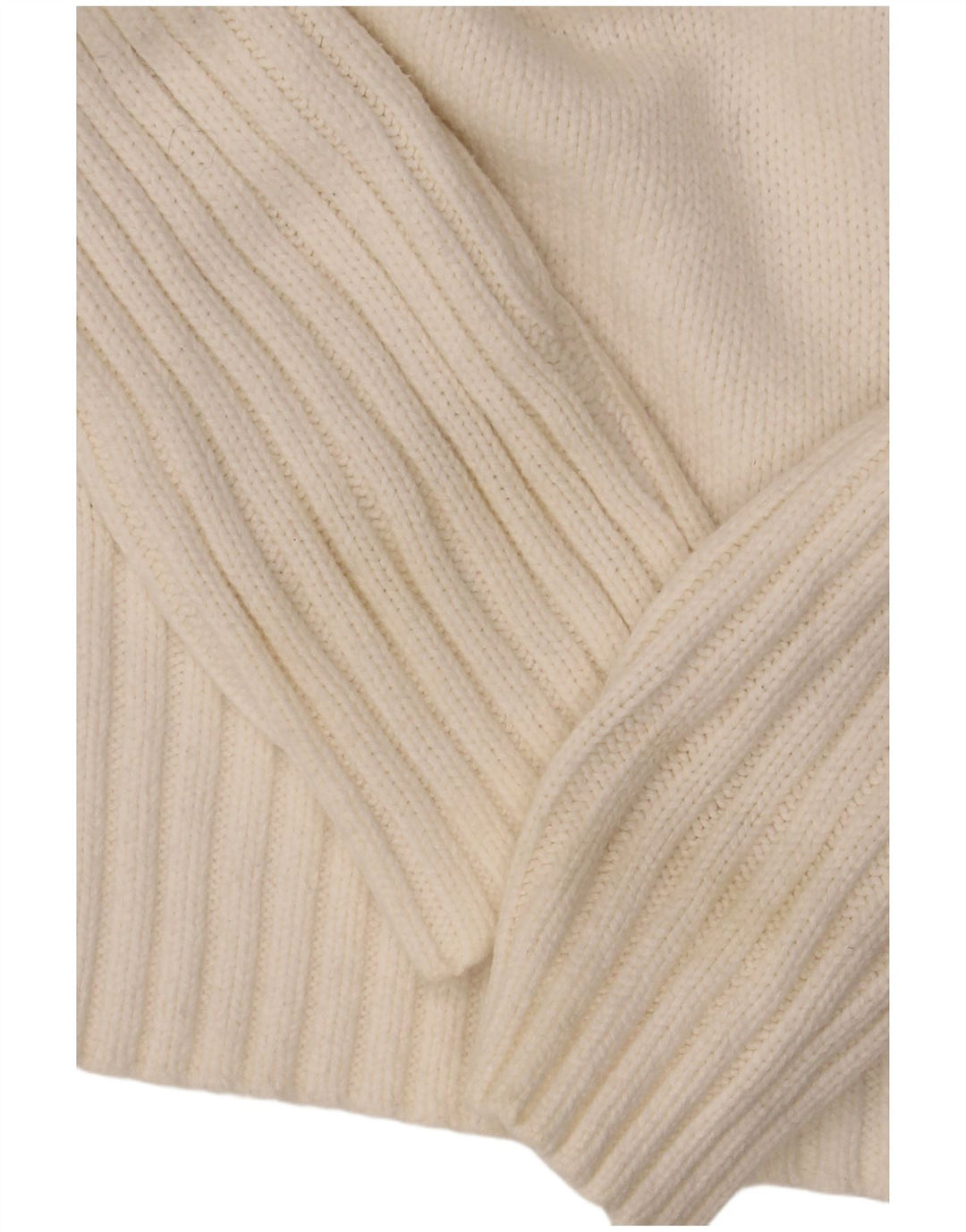 Maglione cardigan elasticizzato da donna Marks & Spencer UK 16 grande bianco