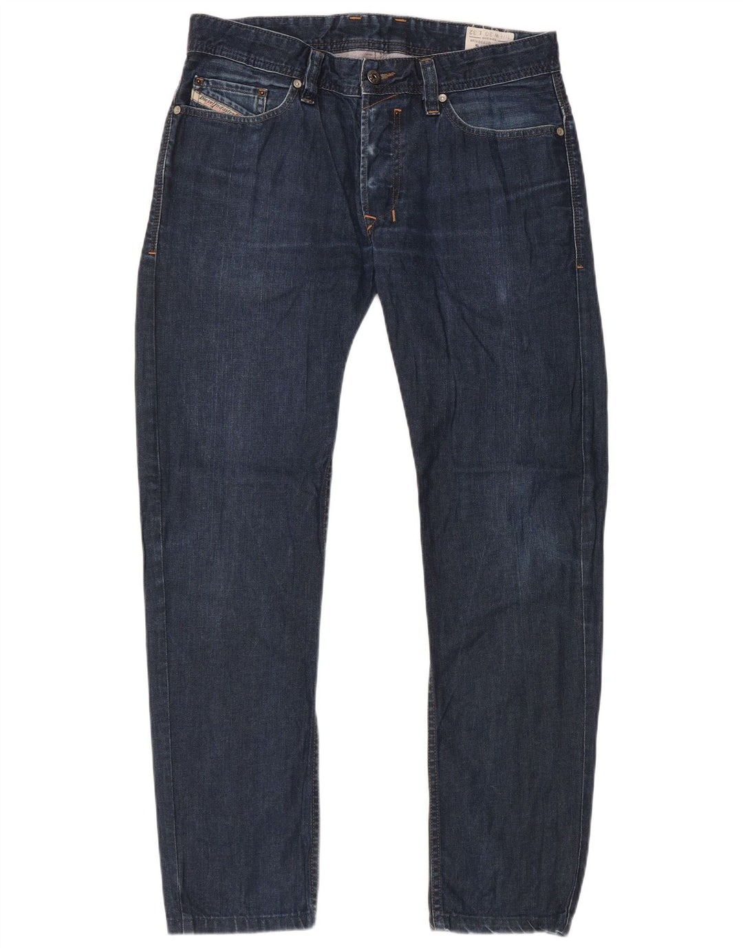Jeans slim da uomo Diesel W30 L30 in cotone blu navy